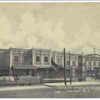 Postcard: Hamburg-American Docks, Hoboken, N.J. No date, circa 1907-1914; unposted.