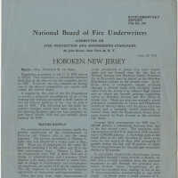          Report on the City of Hoboken, N.J. Supplementary Report File No. 244. June 1951. National Board of Fire Underwriters (N.Y.) picture number 4
   