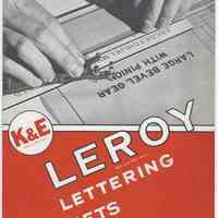 Catalogue: K&E Leroy Lettering Sets. Issued by Keuffel & Esser Co., Hoboken, N.J., 1939.