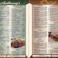          pp 8-9, typical: Anthony's; Frankie & Johnnie's On the Waterfront
   