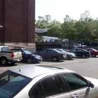          31: view east from north side: Post Office, parking lot, Pier A Park
   