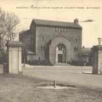 Postcard: Masonic Temple, Bayonne, NJ