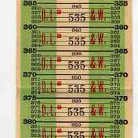          detail beginning of mileage strip as exists
   