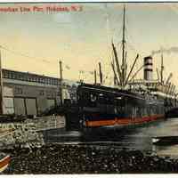 Postcard: Holland-American Line Pier, Hoboken, N.J., no date, ca. 1910.