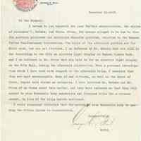 Digital image, typed signed document: Mayor George H. Steil to City Council re fund claim for Hudson Fulton Ter-Centenary Celebration, Dec. 19, 1909.