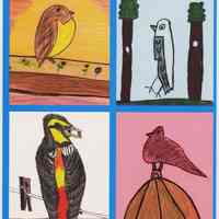 Postcard: "Come Fly with Me: Urban Birds of Hoboken." HHM, Oct. 19 to Nov. 9, 2008.