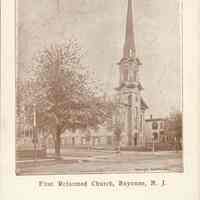 Postcard: First Reformed Church, Bayonne, NJ
