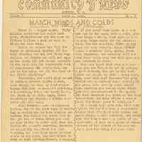 Newsletter: Community "Y" News, Hoboken N.J. Five issues; 1936, 1938. Hoboken YMCA.
