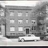 B&W photo of apartment building at 89-93 Montclair Avenue, Newark.