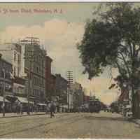 Color postcard: Washington S. From Third St., Hoboken, ca. 1908; postmarked May 1918.