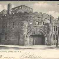 Postcard: Armory, Jersey City, NJ