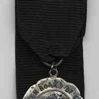          full ribbon and medal
   