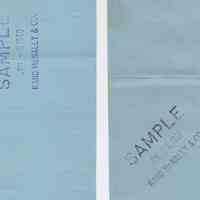          detail Sample inkstamps: ticket 1 (left); ticket 2
   