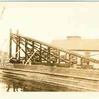 Digital image of sepia-tone photo of construction work for the Central Rail Road of N.J., Jersey City, Oct. 27,1923.