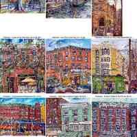 Digital images of 76 oil paintings of Hoboken scenes by artist Chris Kappmeier, ca. 2006-2008.