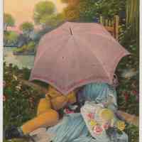 Postcard: [Humor] Hard to see People in Hoboken, N.J. Postmarked Sept 15, 1911.