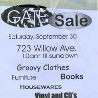          Signs, 9, for gate, yard, sidewalk or moving sales, various places in Hoboken, various dates in 2000. picture number 10
   