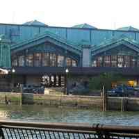          2: view southwest of copper facade of old ferry portion of the terminal
   