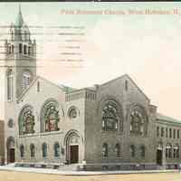Postcard: First Reformed Church, West Hoboken, NJ