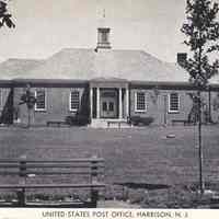 Postcard: United States Post Office, Harrison, NJ