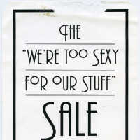          Signs, 50, for gate, yard, sidewalk or moving sales, various places in Hoboken, various dates in 1995. picture number 51
   