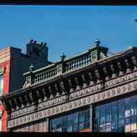          Color slide of close-up view of cornice and balustrade on the Polesie's building at 1018 Washington between 10th & 11th picture number 1
   