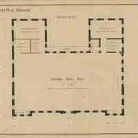 Architectural plan: City Hall Hoboken Second Floor. F.G. Himpler, Architect & Civil Engineer. June 22, 1880. (Version 1)