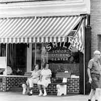 B+W photo of the Smile Senior Citizen Center, 511 Washington St., Hoboken, no date (ca. 1968-72).