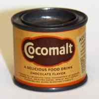          front  Cocomalt one ounce sample can
   