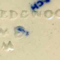          detail Wedgwood mark and code (date) marks
   