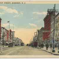 Postcard: Washington Street, Hoboken, N.J. No date, circa 1915-1930.