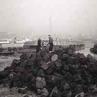 Digital image from digital video disk of film On the Waterfront, original from 1953-1954.