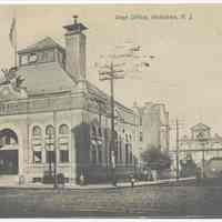 Postcard: Post Office, Hoboken, N.J. Postmarked January 21, 1921.