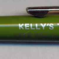 Retractable ball point pen imprinted Kelly