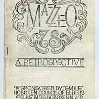 Mazzeo 78. A Retrospective. Sponsored by "SMILE" Hoboken Council of Elders. Elks Building, Hoboken, N.J. (1978)