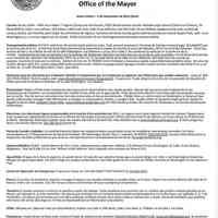          Memo, City of Hoboken: HURRICANE SANDY CHRONOLOGY & SEQUENCE OF EVENTS; Dec. 3, 2012. picture number 63
   