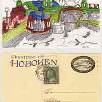 Postcard: The Ferry & Train Station Building. By Jarius Mills. Published by HHM, 2008.