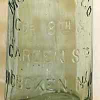          Bottle: Motel & Co., Cor. of 8th & Garden Sts., Hoboken, N.J. N.d., ca. 1910-1920. picture number 2
   