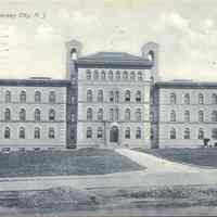 Postcard: Jersey City Hospital, Jersey City, NJ