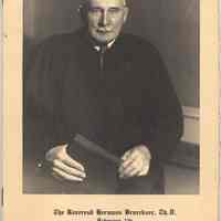 Program: Festival Service Honoring The Reverend Hermann Brueckner, T.H.D. upon the Fiftieth Anniversary of His Ordination, February 7, 1957.