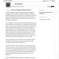          Memo, City of Hoboken: HURRICANE SANDY CHRONOLOGY & SEQUENCE OF EVENTS; Dec. 3, 2012. picture number 64
   
