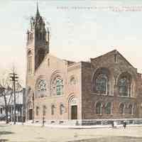 Postcard: First Reformed Church, West Hoboken, NJ