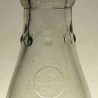          detail front, neck: store bottle; hobnail grip neck
   