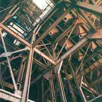          Digital image of color photo of the interior of the former Hudson & Manhattan Rail Road powerhouse, Jersey City, March, 2000. picture number 1
   