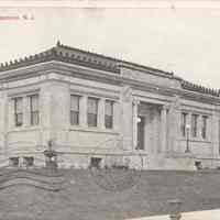 Postcard: Carnegie Library, Bayonne, NJ