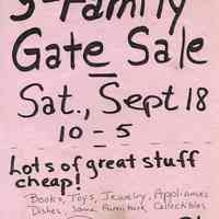          Gate Sale 012
   