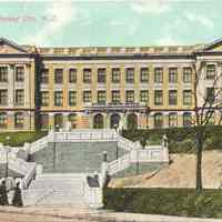 Postcard: Dickinson High School, Jersey City, NJ