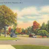 Postcard: Hudson County Boulevard, Bayonne, NJ