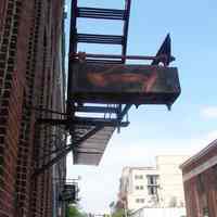          36: north facade, fire escape stairs
   