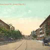 Postcard: Grove St., Jersey City, NJ